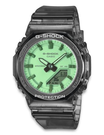 Casio G-Shock GMA-P2100SR-1AER unisex anadigi ur med stållænke