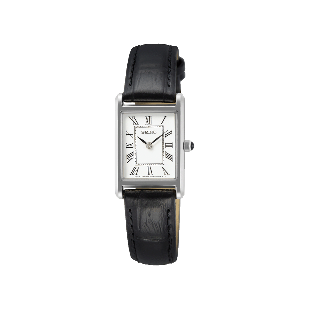 Seiko SWR053P1 klassisk dameur med læderrem