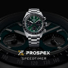 Herreur-Prospex-Speedtimer-Kronograf-Solar-Quartz-Green-Dial-Reissue-1964