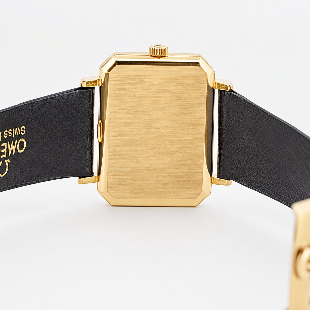 Omega De Ville Emerald 18k Guld 1972 - bagside
